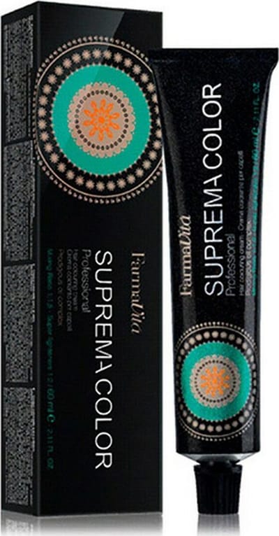 Permanente Kleur Suprema Color Farmavita Nº 1 0 (60 ml)