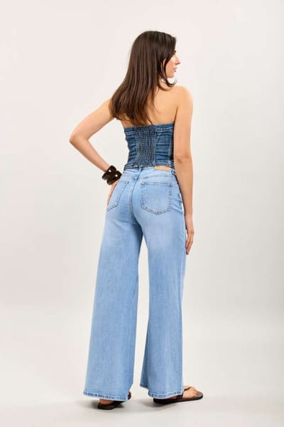Toxik3 - Monica wide leg jeans light