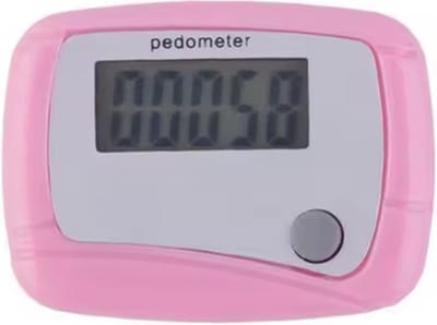 Scoby - Stappenteller - Mini - Afstandsmeter - Calorie Verbrandings Meter - LCD - Roze