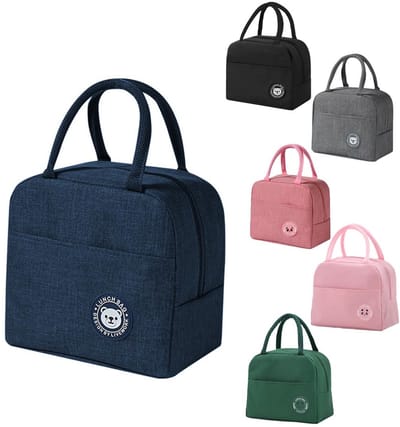 Dailygoods- Koeltas 6L - Geïsoleerde Lunchtas - Draagbare Koeltas - Lekvrij - Opvouwbaar - Aluminiumfolie Isolatie