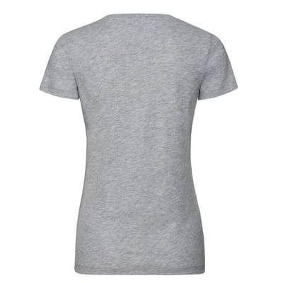 Russell Dames/dames Biologische T-Shirt met korte mouwen (Licht Oxford Grijs)