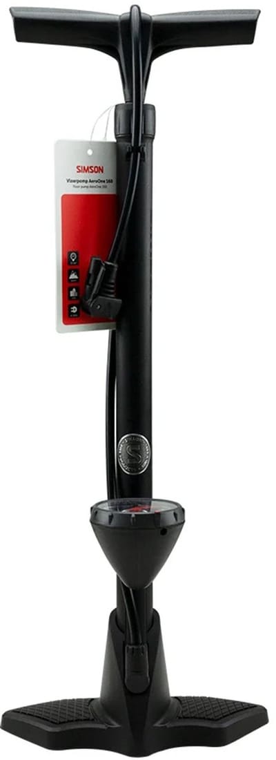 Simson vloerpomp AeroOne 160 - 11 bar - zwart