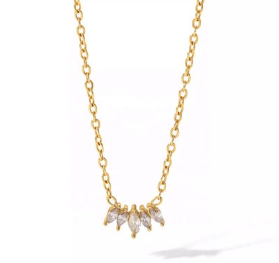 Ketting met Zirkonia Steentjes – Sprankelend Detail | Twinolo