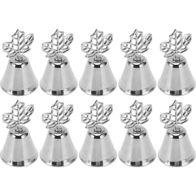 10 Pièces Supports Numéros de Table Acier Inoxydable Style Feuille Couleur Argent Largement Utilisé Porte-Place pour Fête de Mariage Bureau white