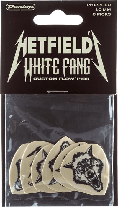 Dunlop White Fang Gitaarplectrum James Hetfield 1,00 mm Ultex