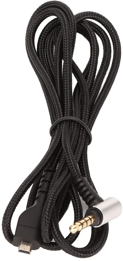Dailygoods - Gaming-headsetkabel - Vervangende Hoofdtelefoon-kabel - Duurzaam en Flexibel - Zwart - Geschikt voor SteelSeries Arctis - 150 cm