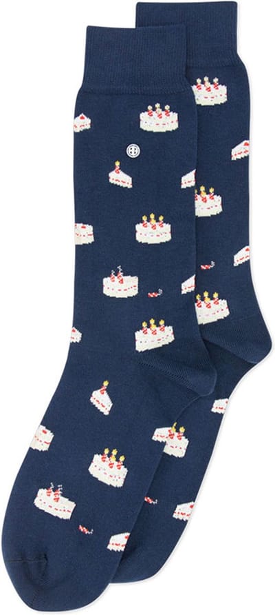 Alfredo Gonzales Cake Sokken AG-Sk-CAK-01 109 Navy S(38-41)
