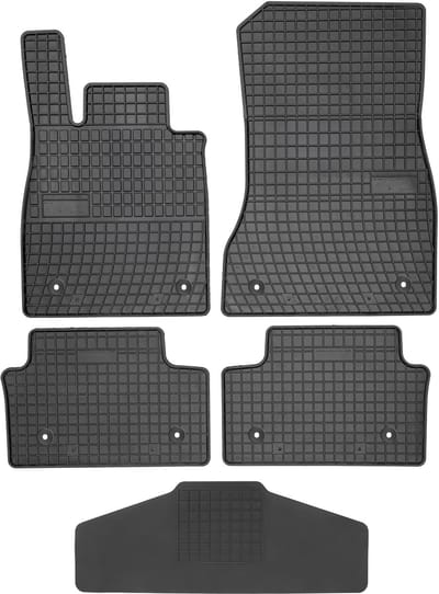 Frogum ET412859 - BMW 5 G60 2023 - Rubber Automatten - Zwarte Kleur - Compatibel met Originele Zekeringen