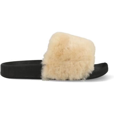 Warmbat Pantoffels Barlee BLE347026 Camel Zwart / Bruin-36