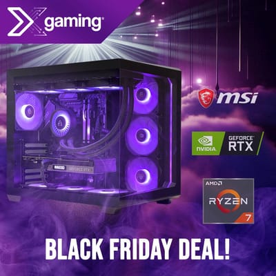 Xgaming Black Friday Gaming PC - AMD Ryzen 7 7800X3D - Nvidia GeForce RTX 5070Ti - 1TB NVME SSD - 32GB DDR5