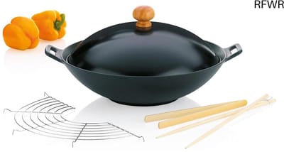 RFWR® Wok-set met deksel voor inductie - 36 cm