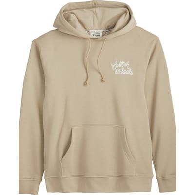 Scotch & Soda Relaxed Fit Fleece Graphic Hoodie Taupe Taglia: S | Felpe con cappuccio Outlet | Uomo | Nero
