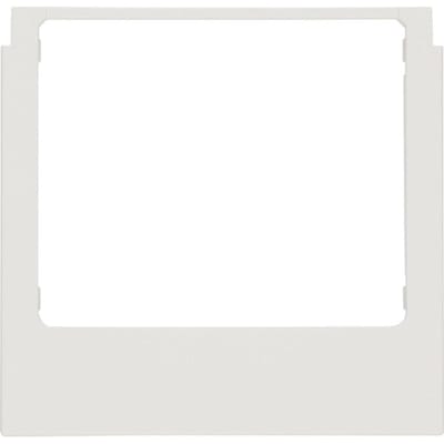 Hager Berker Design Afdekraam Hoekig Polair Wit Glanzend - WD1221 [2 stuks]