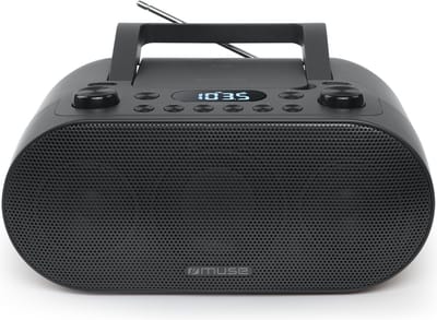 Muse M-35BT - Draagbare Radio/CD-speler met USB en bluetooth - ingebouwde passieve membraan