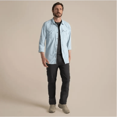 Craghoppers NosiLife Adventure LS Shirt III Heren (Maat - S, Kleur - Niagara Blue)