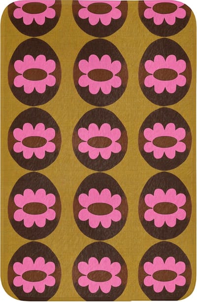 WC mat 40x60 cm - Antislip - Grafisch - Patroon - Kleurrijk - Toiletmat - Vloermat - Douchemat - Toilet tapijt - Toiletmatten