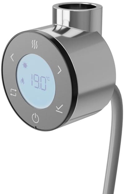 PliegerNexusthermostaat cerchio wifi61,5 x 70 x 50mmecodesignchroom/zwart