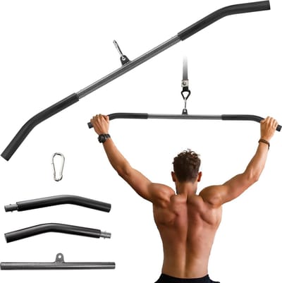 LAT Pull Down Bar met Antislip Handvat - Gym Toebehoren voor Spieropbouw
