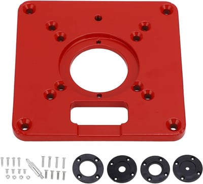 Milling Tafel Inlay Plaat van Aluminium voor Houtbewerking, Frezen en Werkbank Gereedschap