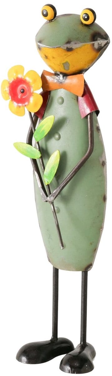 Beeld Kikker Fredolin Metaal 40 cm Boltze