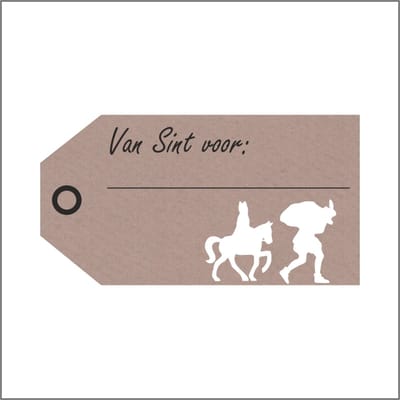 Sinterklaas Sticker - Label - Sluitsticker - Rol Van 500 Stuks