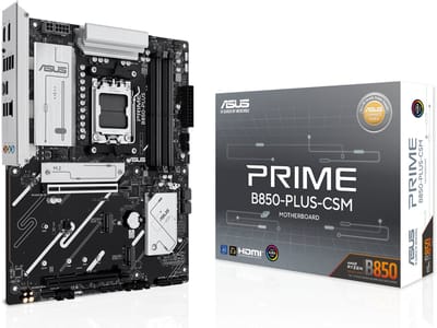 ASUS PRIME B850-PLUS-CSM Moederbord - AMD B850 - AMD AM5 - DDR5 RAM - ATX