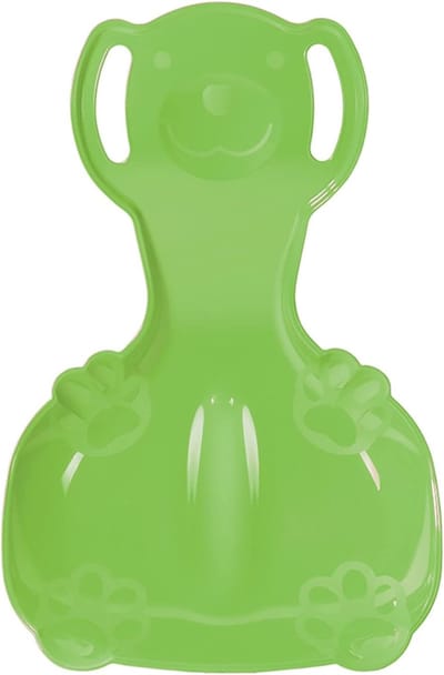 Sneeuwschuiver voor kinderen - Slee voor sneeuw - Winterpret spelen - Lichtgewicht ontwerp - 59cm lang - Groen