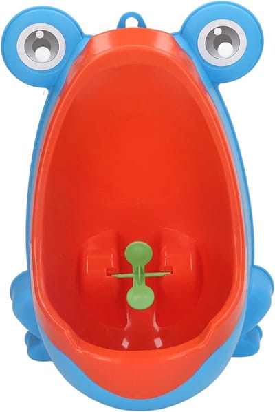 Kinder Urinoir - Zindelijkheidstraining Potje - Jongens Leren Plassen - Leuke Dierenvorm - 29 x 20 x 16 cm - Blauw