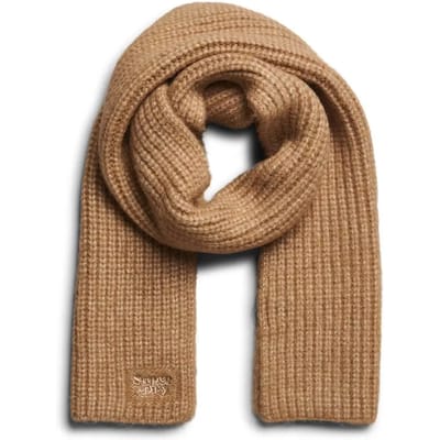 Superdry Rib Sjaal Beige Vrouw