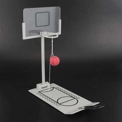 Miniatuur Basketballen Basket Speelgoed voor Bureau Decoratie - Vouwbaar Basketbal Speelgoed en Bordspel voor Basketballiefhebbers, Creatieve Kantooraccessoires