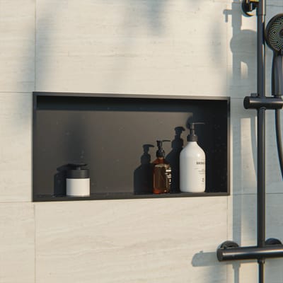 Badkamernis - 30x60x10 - Zwart