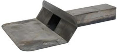 Rheinzink loden gegoten kiezelbak met uitloop 45° 60x80mm