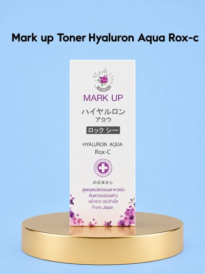 Mark Up Toner Hyaluron Aqua Rox-C – Hydraterende & Verfrissende Gezichtstoner – Verrijkt met Hyaluronzuur & Vitamine C – Verbeterde huidtextuur, Egaliseert de Huidtint & Geeft een Frisse Glow – Voor een Zachte, Stralende & Gezonde Huid