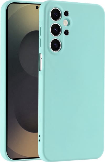 Hoesje geschikt voor Samsung Galaxy S25 Ultra hoesje zacht siliconen- Arara backcover - Mint Groen
