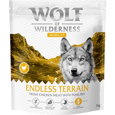 Wolf of Wilderness "Explore The Endless Terrain" Mobiliteit - graanvrij - 1 kg: Nieuw Recept