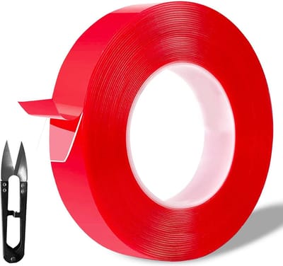 Extra sterk dubbelzijdig plakband - nanotech plakband voor een duurzame bevestiging (19 mm x 11 m)