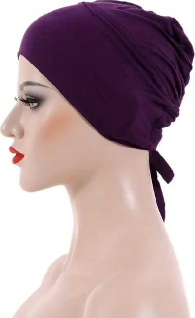 Bovista Hoofddoek - Hijab - Dames - Abaya - Sjaal - Islamitische Kleding - Moslim Kleding - Alhamdulillah - Paars