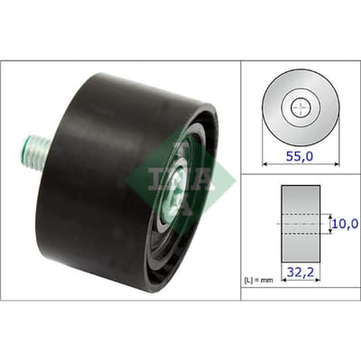 Schaeffler Ina Rondsel/geleiderpoelie, V-riem INA 532 0659 10