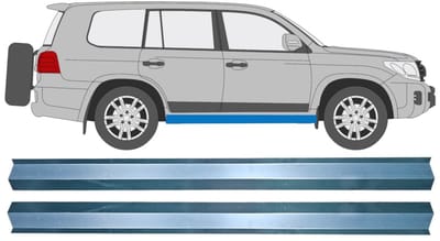 Reparatie dorpel voor Toyota Land Cruiser V8 FJ200 2007- / Links = Rechts / Set