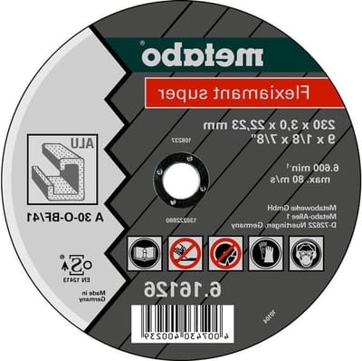 Slijpschijf Aluminium - Universele schijf - Metaal Bewerken - Open Structuur - 125 mm - Grijs