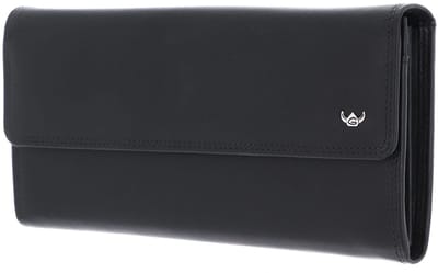 Golden Head Leren portemonnee Polo RFID Protect Damenbörse 2088 Schwarz zwart