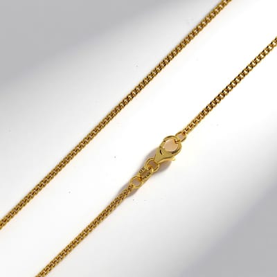 Ketting van verguld sterlingzilver