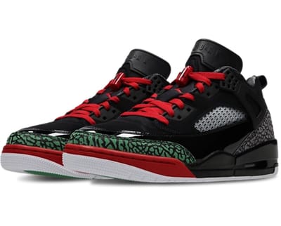 Nike Jordan Spizike Low - Limited Edition - Heren - Sneakers - Zwart/Groen/Rood