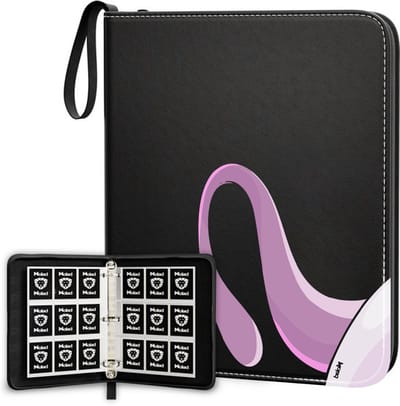 Nolad Verzamelmap kaarten - 900 Kaarten - 100 Pagina’s map - 9 Pocket / vakken - A4 Formaat - Box - Binder - Psychisch