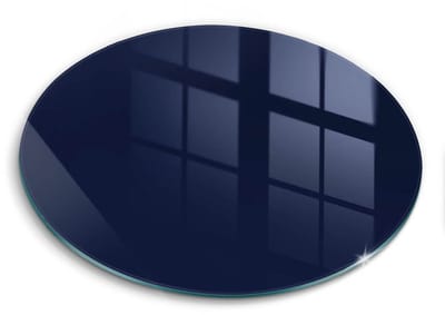 Wallfluent Glazen Snijplanken - Marine Snijplanken Glas - 40fi cm - Marine Snijplanken van Glas - Glazen Serveerplank - Decoratieve Glazen Snijplank - Glazen Snijplank met Antislip
