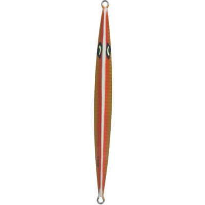 Jigging Plaque de Fer Simulation Artificielle Appâts pour la Pêche au Thon Coulant Rapidement Lumineux Pêche en Navire en Eau Profonde brown