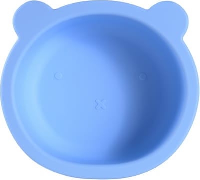 Sproudsy Kom Teddy Bear – Zuignap – Kinderservies – Baby - Baby Blue