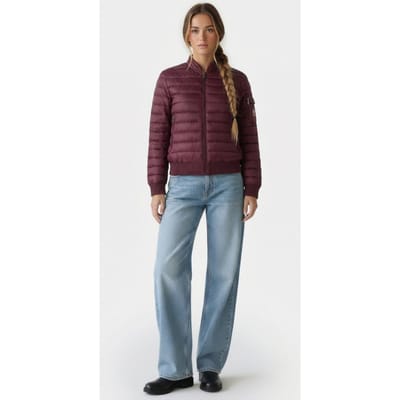 JOTT Emmy Down Jacket Aubergine Maat: S | Bomberjacks Outlet | Dames