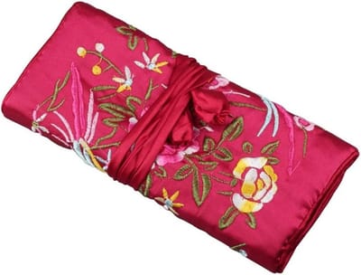 Sieraden Organizer voor Reizen - Opbergdoos voor Oorbellen, Kettingen en Armbanden van Zijde