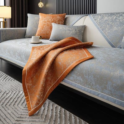 Bankkussen Scandinavisch Eenvoudig Licht Luxe Antislip Bankovertrek All-Inclusive Kussenhoes Handdoek Vier Seizoenen 70*70cm